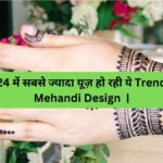 trending mehnadi design