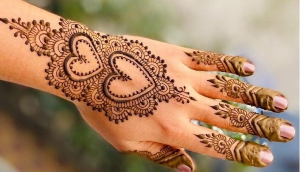 Arabic Mehndi Design Simple Front Hand