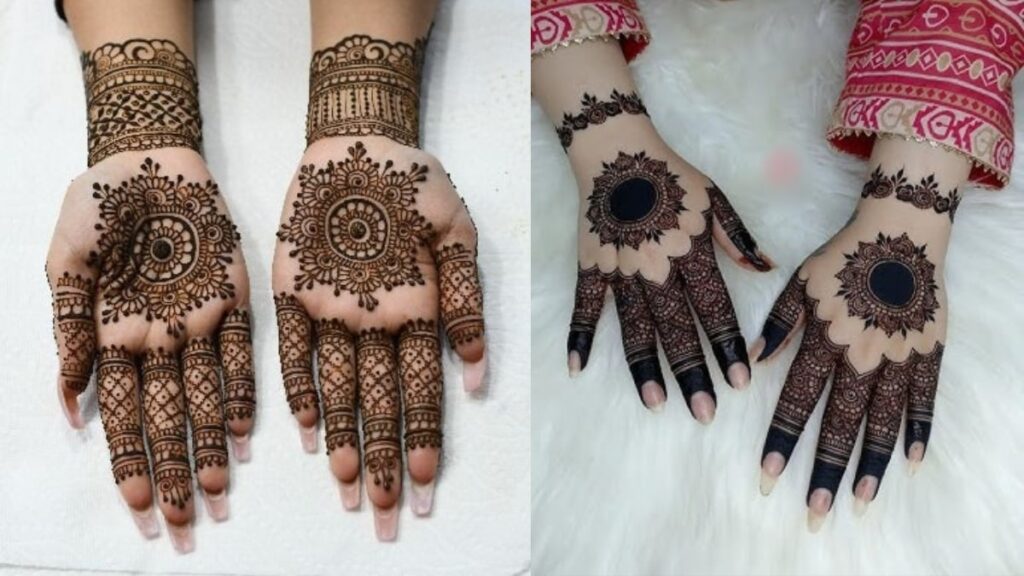 Arabic Mehndi Design Simple Front Hand