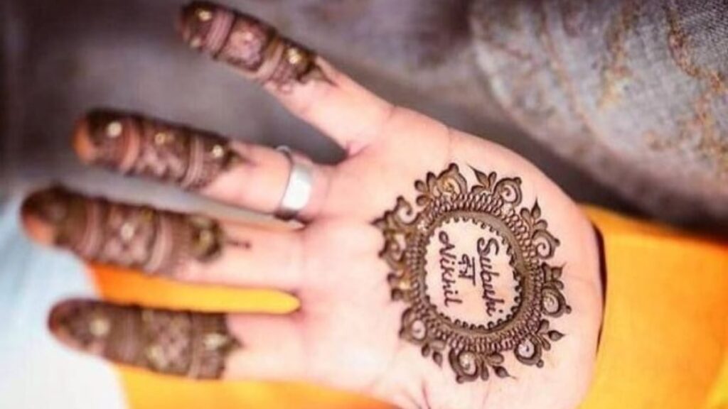 Mehndi Dulha Design