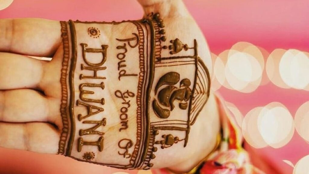 Mehndi Dulha Design