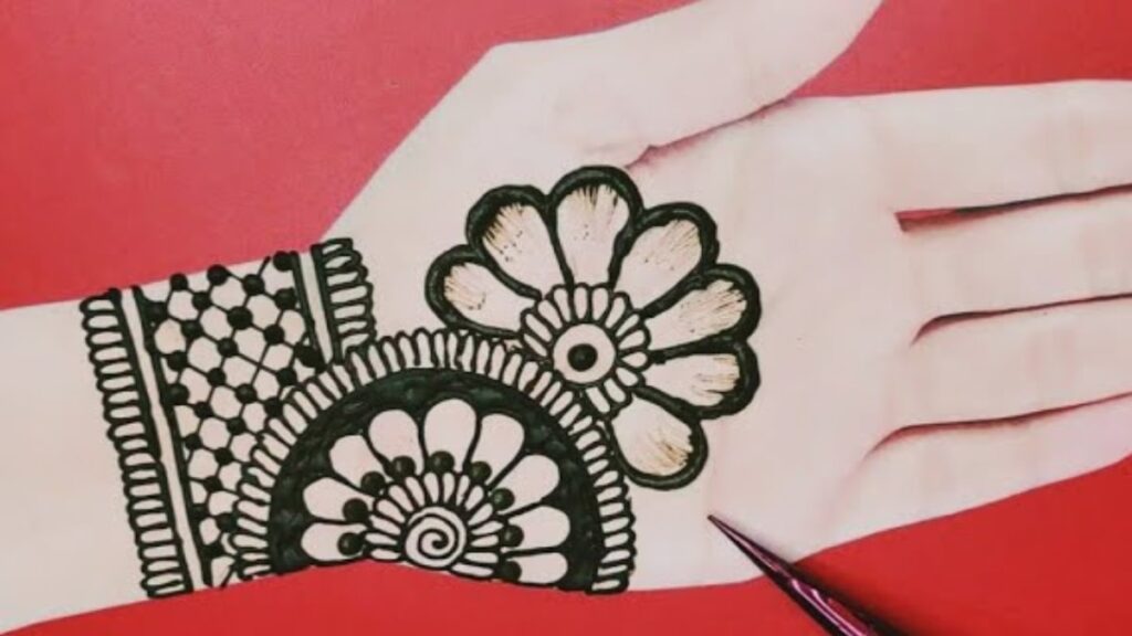 Simple Back Hand Mehndi Designs for Beginners