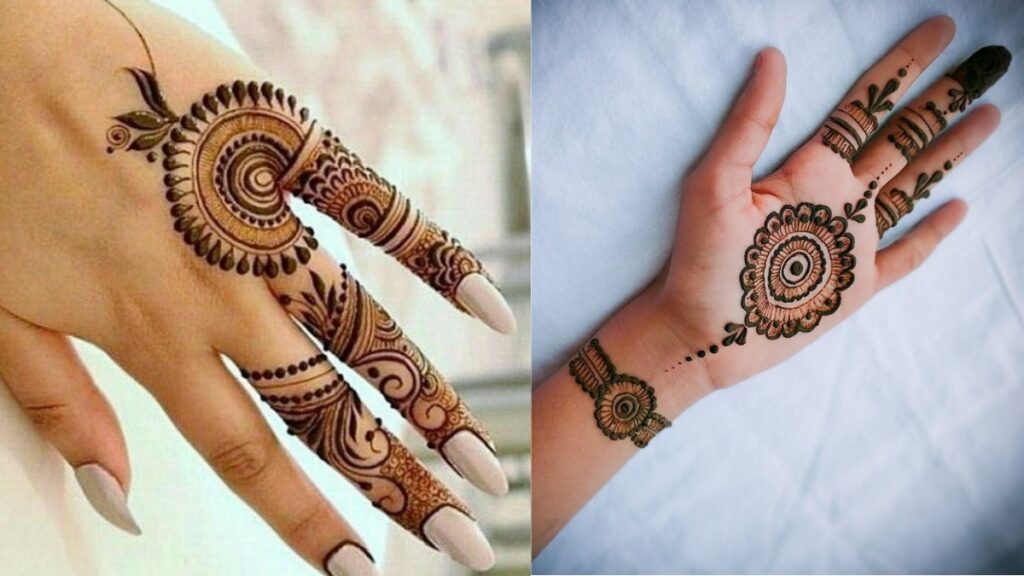 Simple Back Hand Mehndi Designs for Beginners