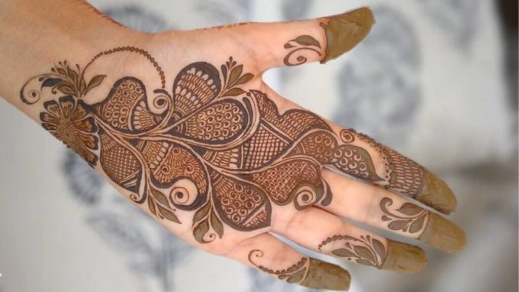 Simple Back Hand Mehndi Designs for Beginners