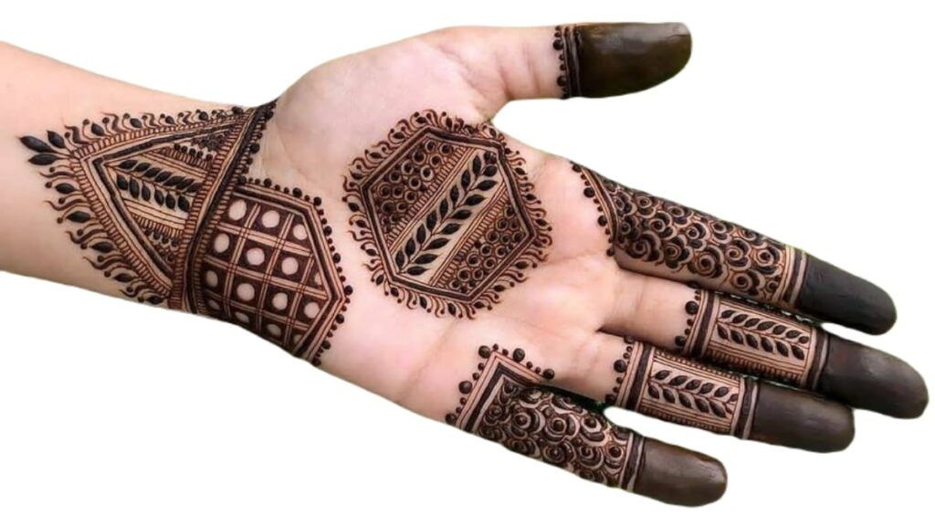 Mehandi design for Fingers