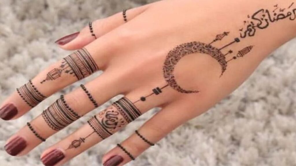 eid chand mehndi design