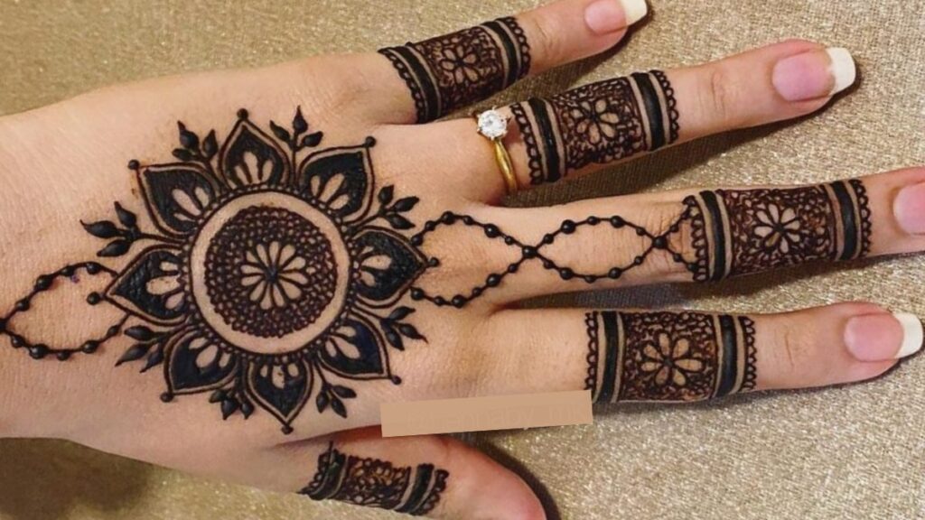 eid chand mehndi design