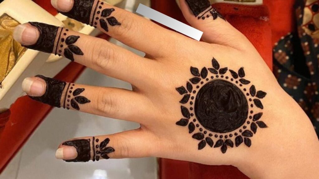 eid chand mehndi design