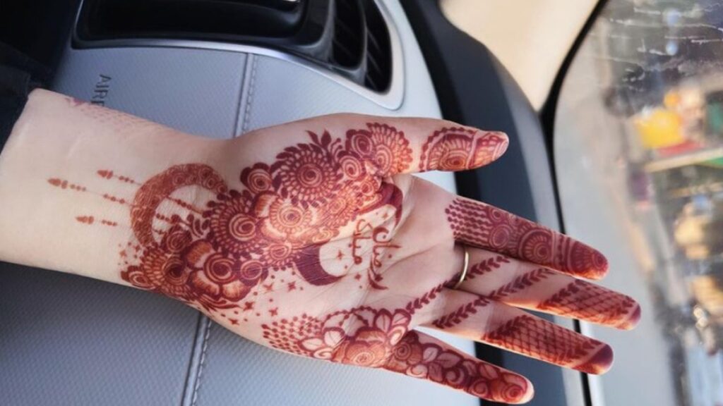 eid chand mehndi design