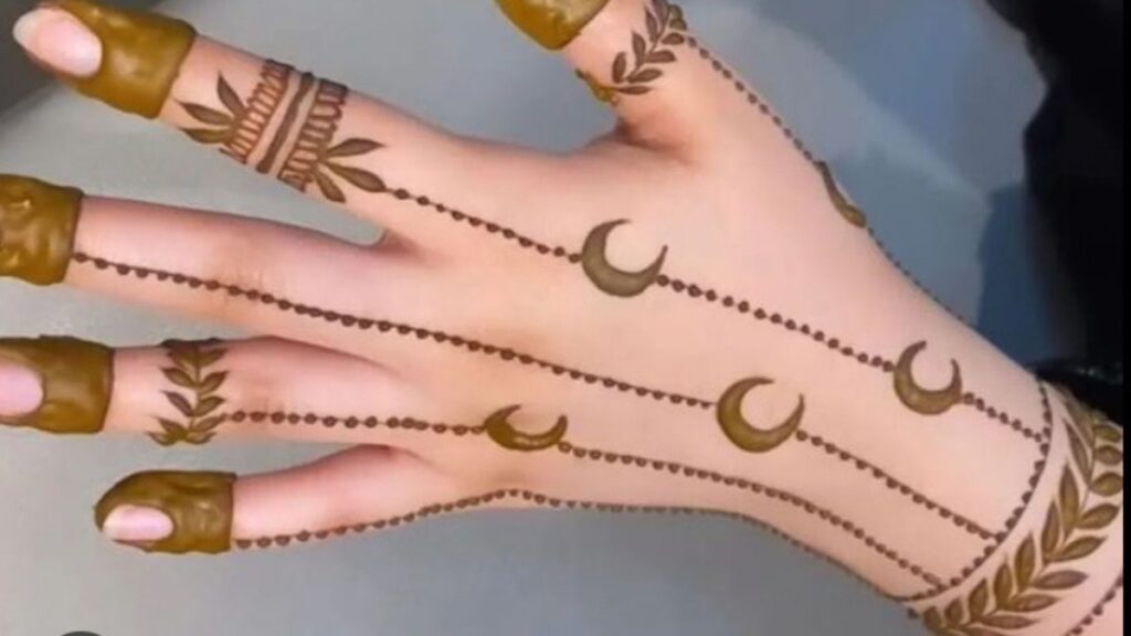 eid chand mehndi design