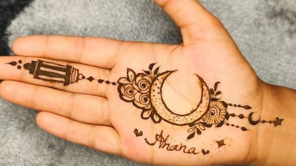 eid chand mehndi design