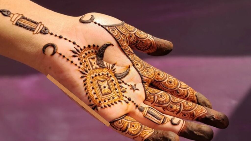 eid chand mehndi design