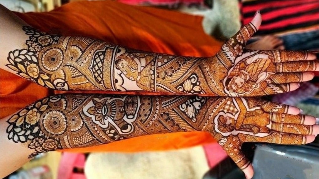 Full Hand Bridal Mehndi Design