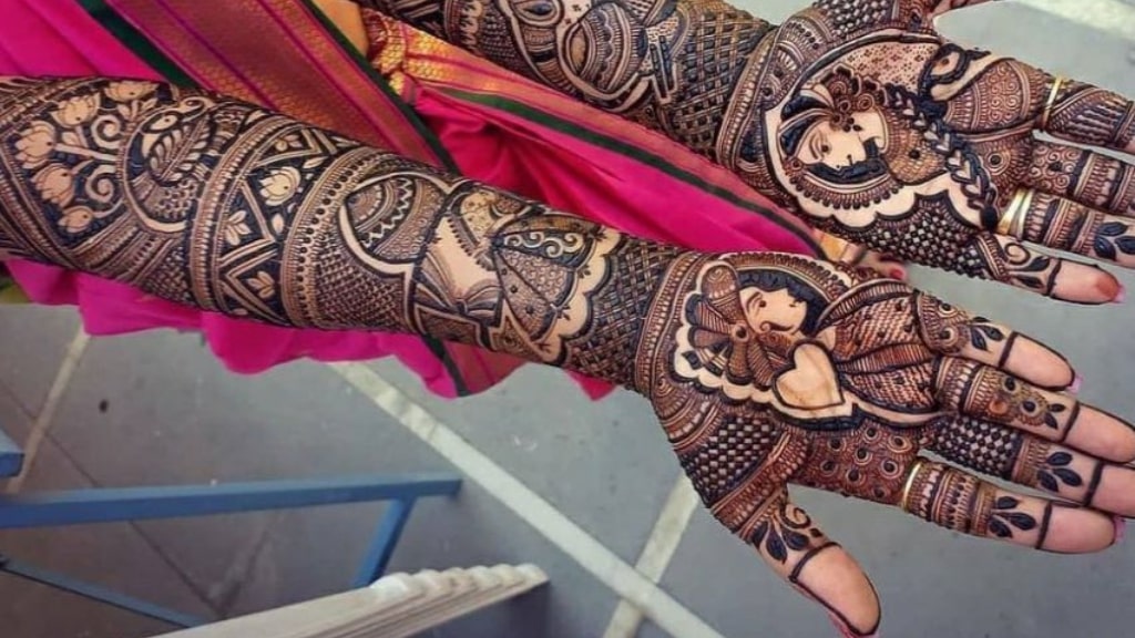 Full Hand Bridal Mehndi Design