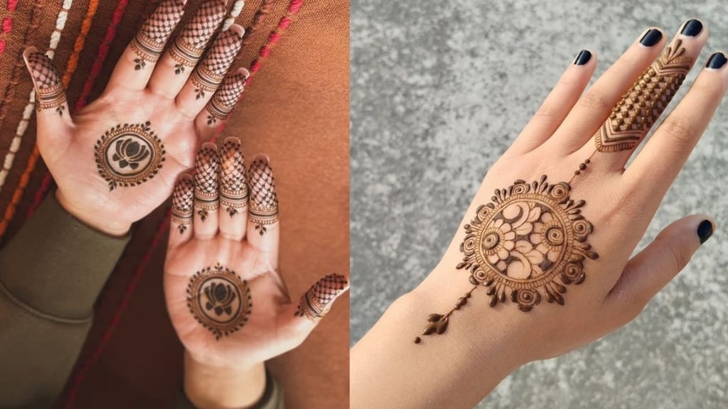 Beautiful easy mehndi design