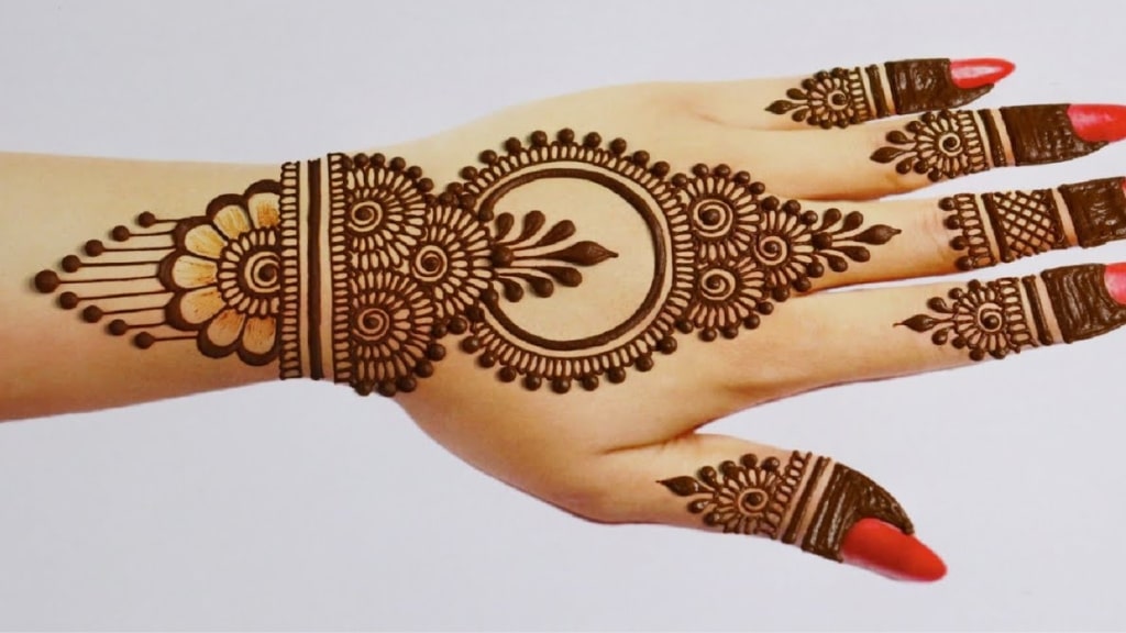 Mehndi Design Back Hand