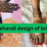 Mehandi design of bridal