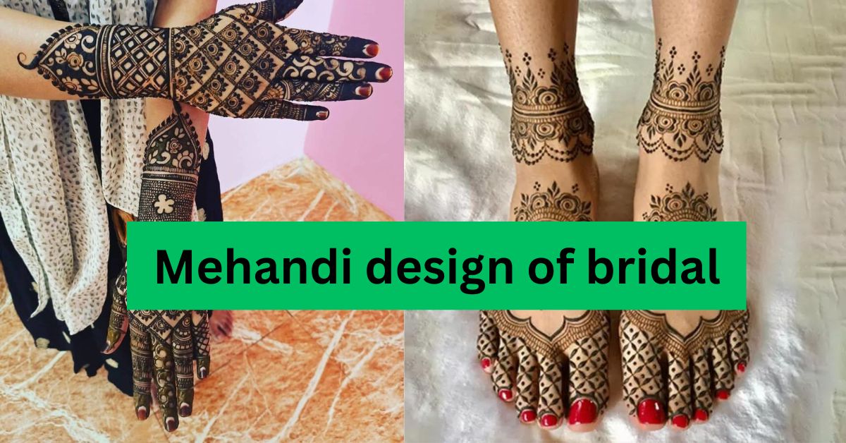 Mehandi design of bridal