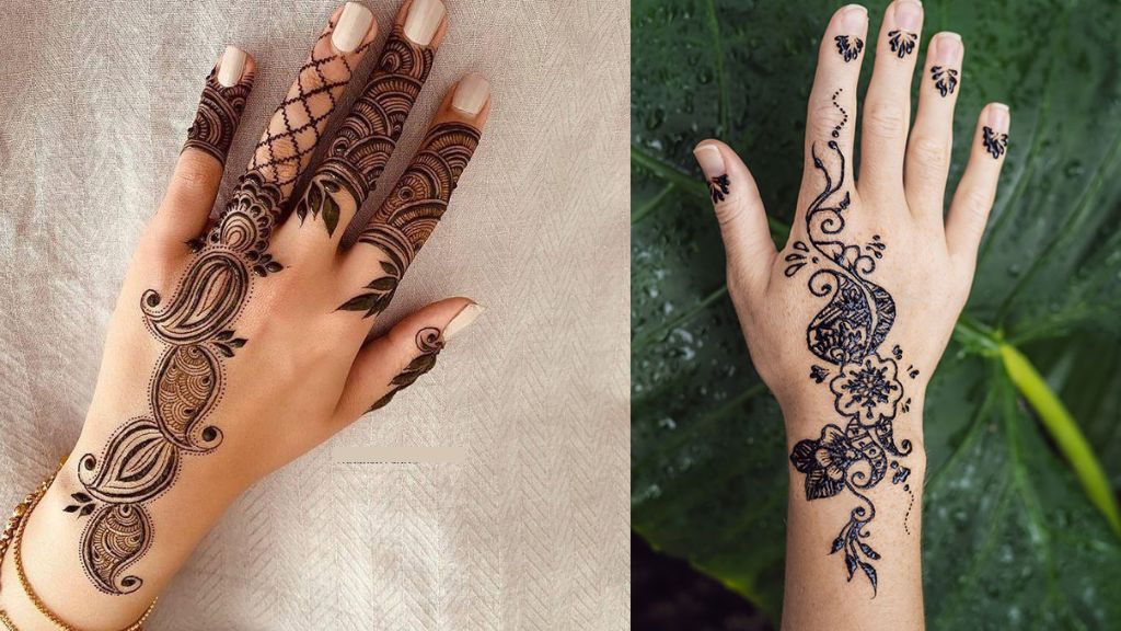 Paisley Simple Arabic Mehndi Design