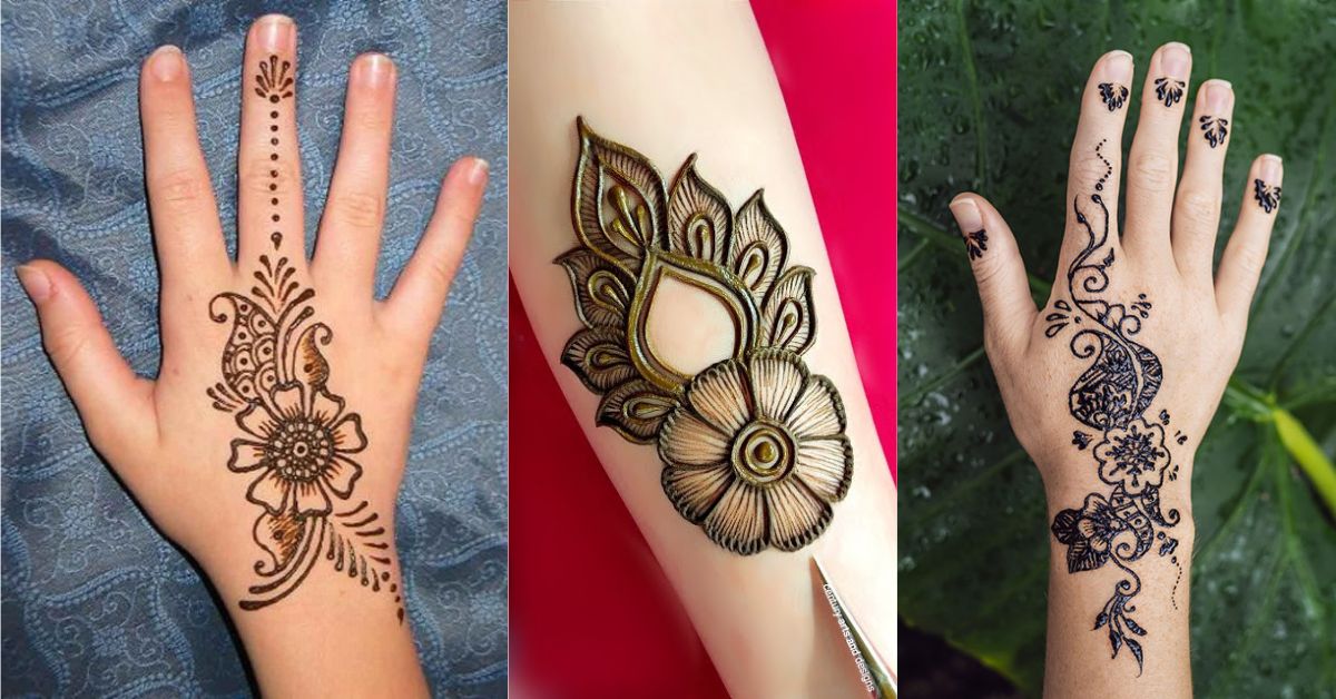 mehndi design simple