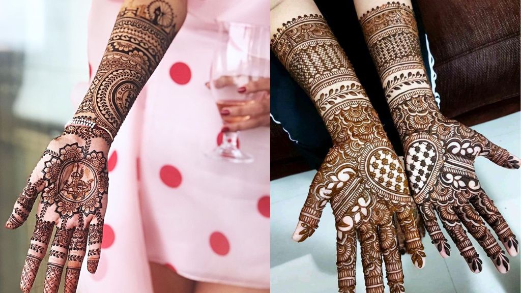 Mehandi design of bridal