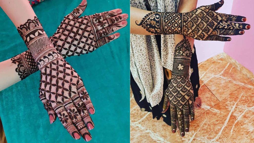 Mehandi design of bridal