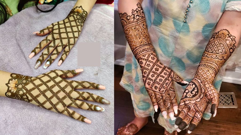 Mehandi design of bridal