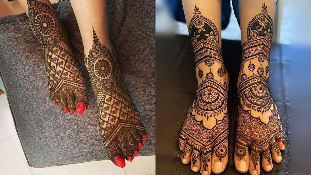 Mehandi design of bridal