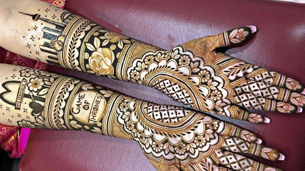 Full Hand Mehndi Design