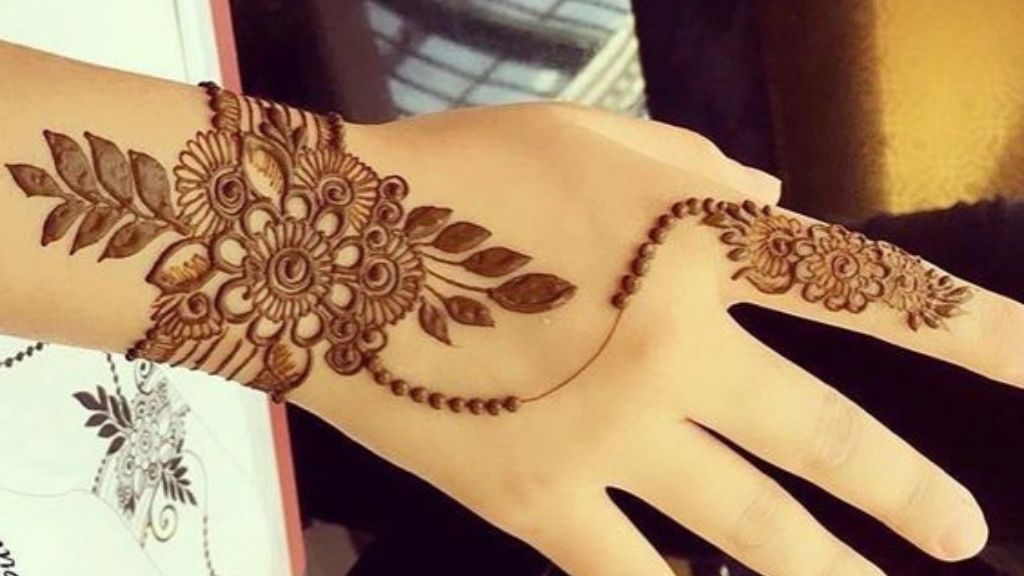 Modern Back Hand Mehndi Designs