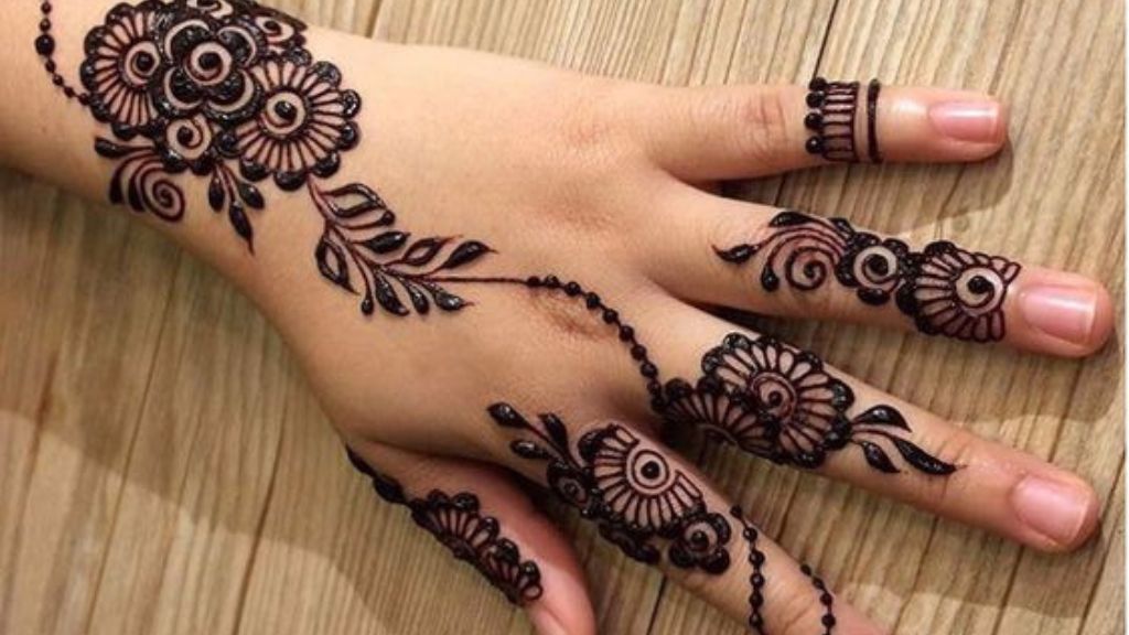 Modern Back Hand Mehndi Designs