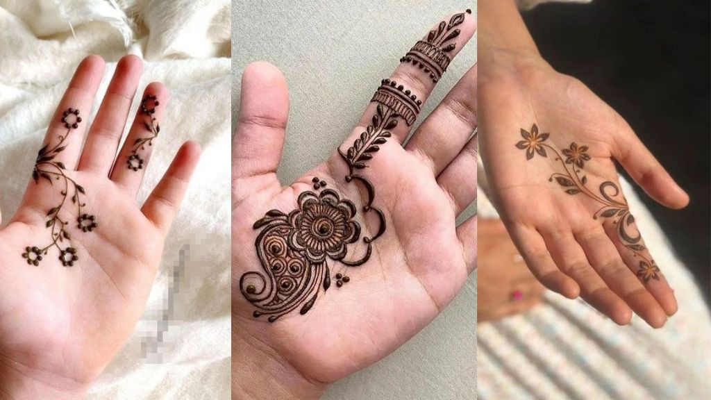 Front Hand Simple Mehndi Design