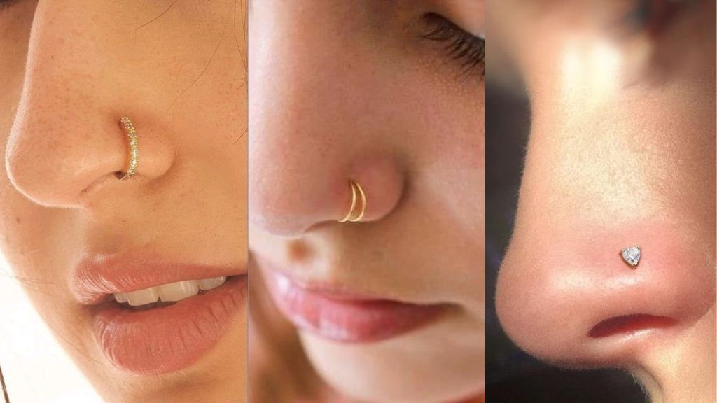 Gold Nose Ring Design