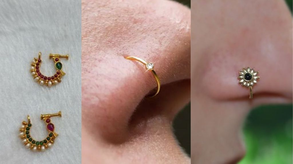 Gold Nose Ring Design