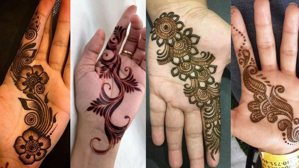 Front Hand Simple Mehndi Design: 