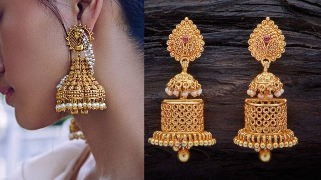 5 Gram Gold Jhumka Designs with Price 2024
