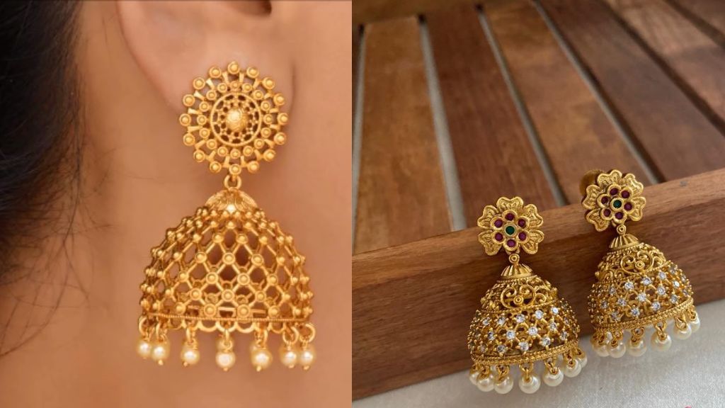 5 Gram Gold Jhumka Designs with Price 2024