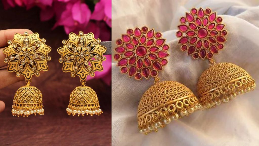 5 Gram Gold Jhumka Designs with Price 2024