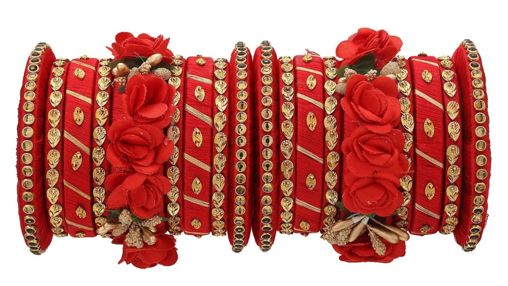 Silk Thread Bangles Design