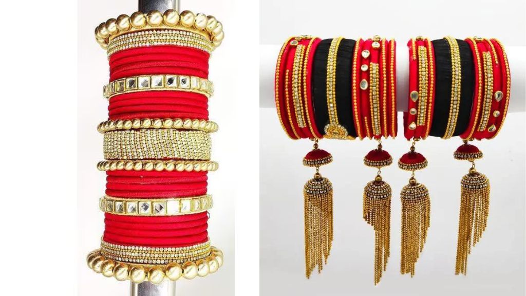 Silk Thread Bangles Design