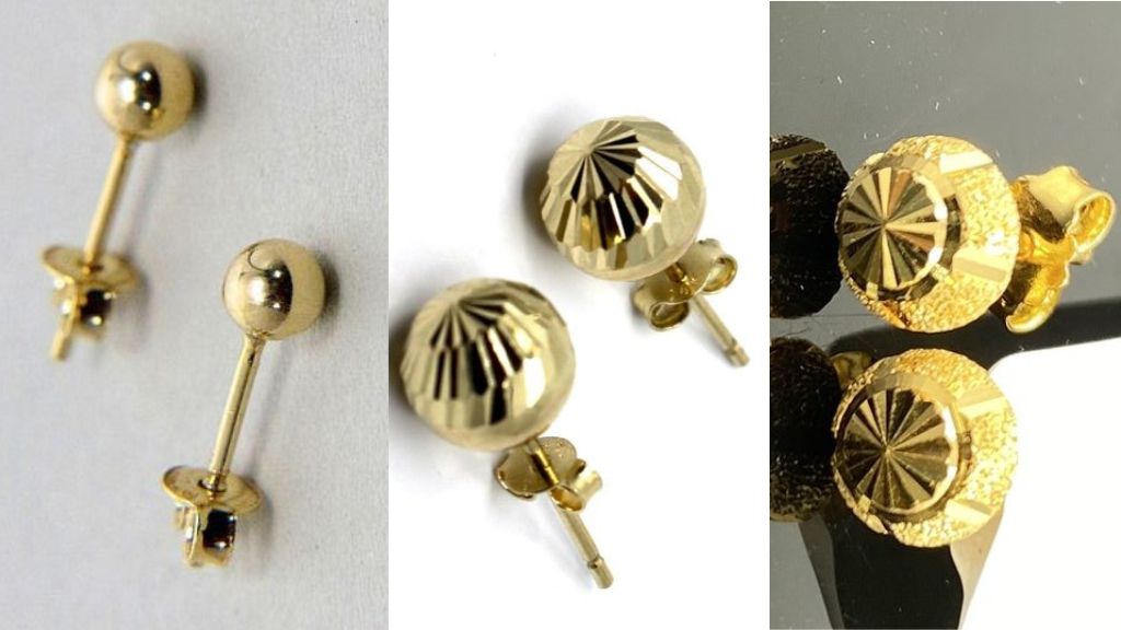 Gold Earrings Designs for Daily Use