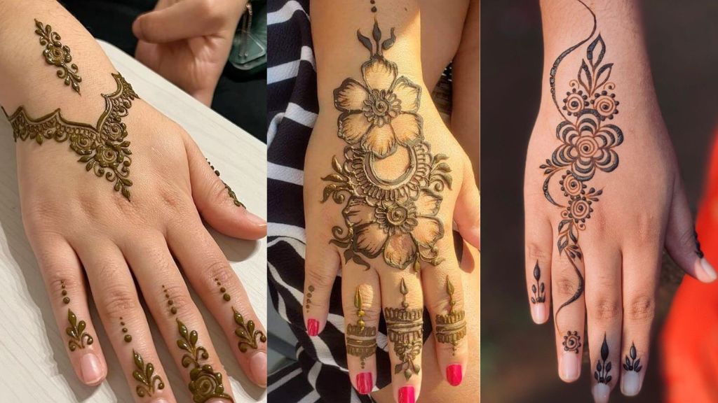 Simple Mehndi Design For Hartalika Teej 2024