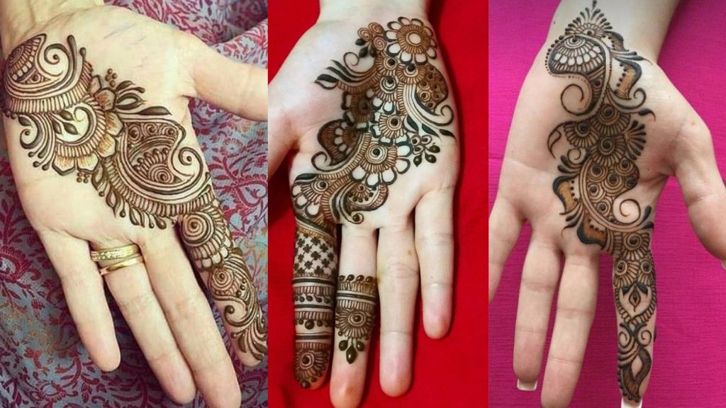 Simple Mehndi Design Photos 2024