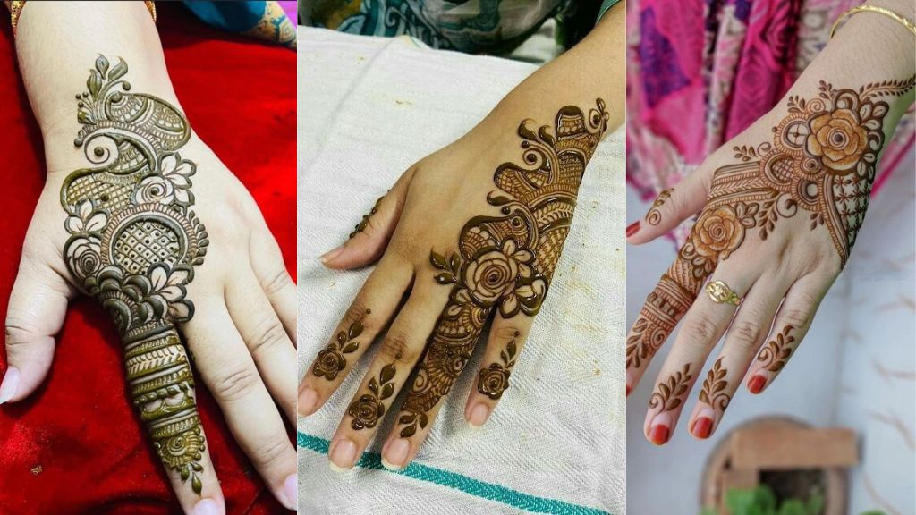 Simple Mehndi Design Photos 2024