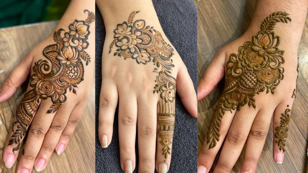 Simple Mehndi Design Photos 2024