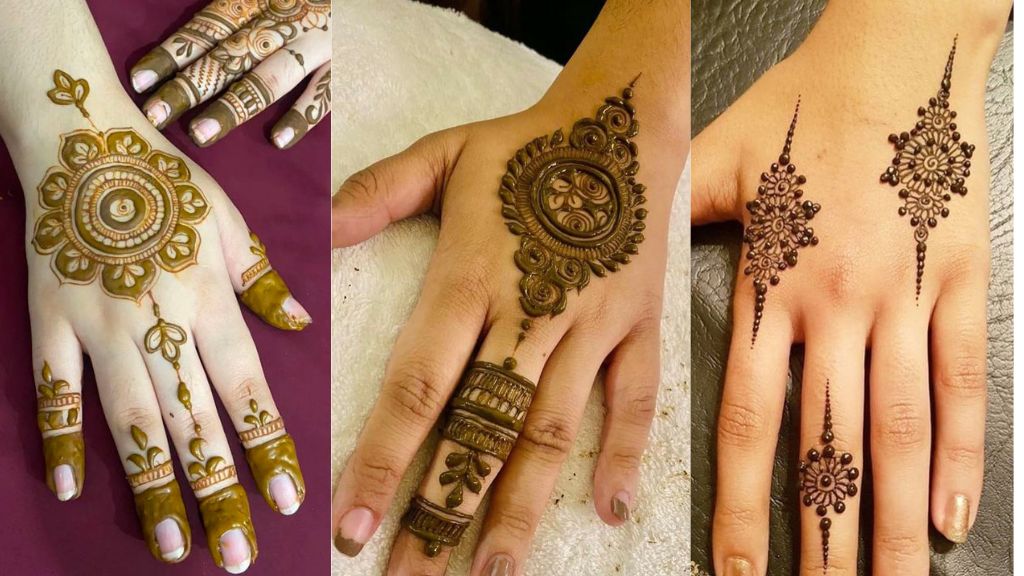 Simple Mehndi Design Photos 2024