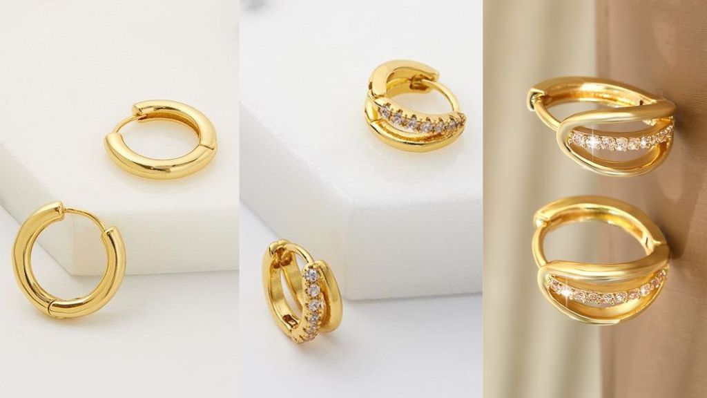 Gold Earrings Designs for Daily Use