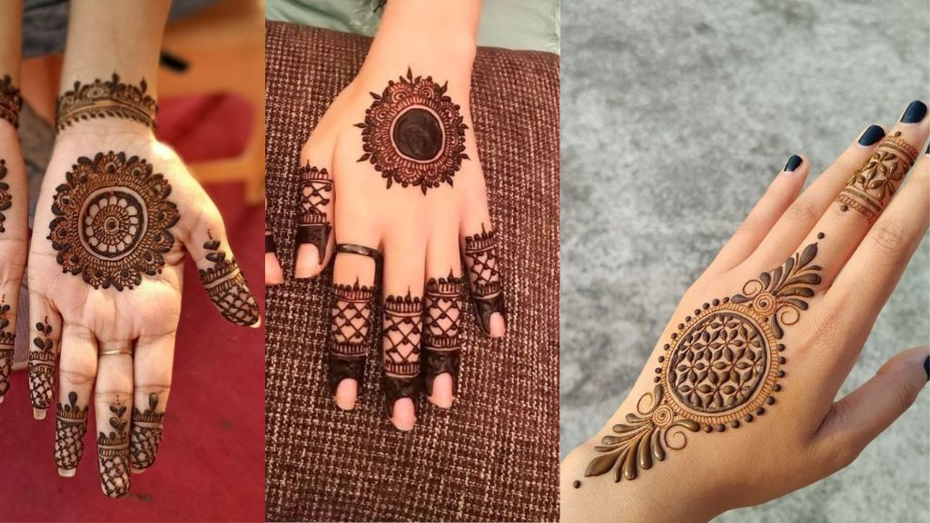 Gol Mehndi Design Photo