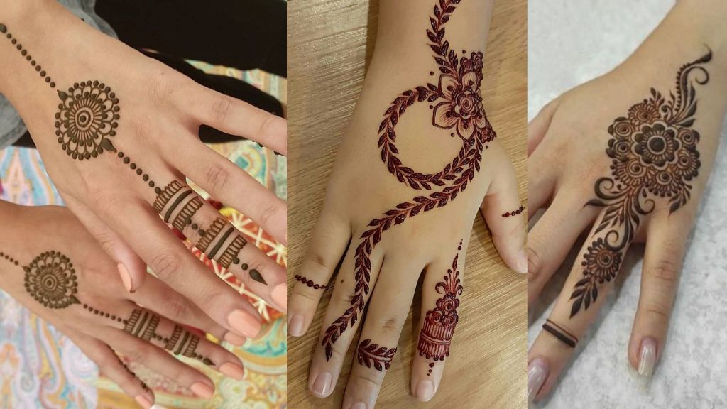 Simple Mehndi Design For Hartalika Teej 2024