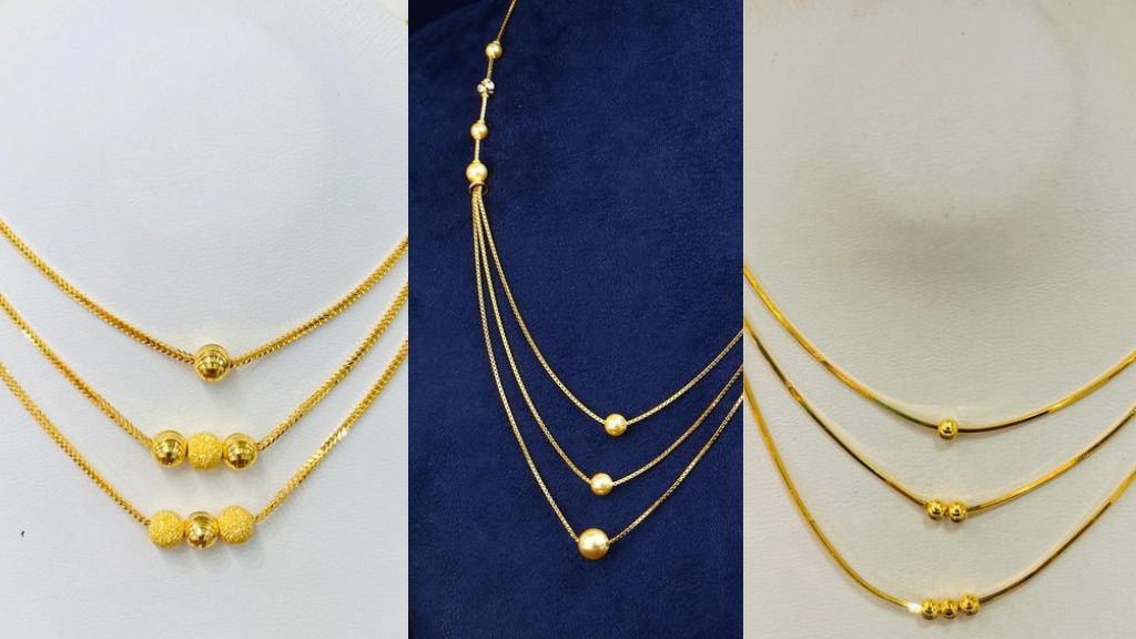 fancy short mangalsutra designs